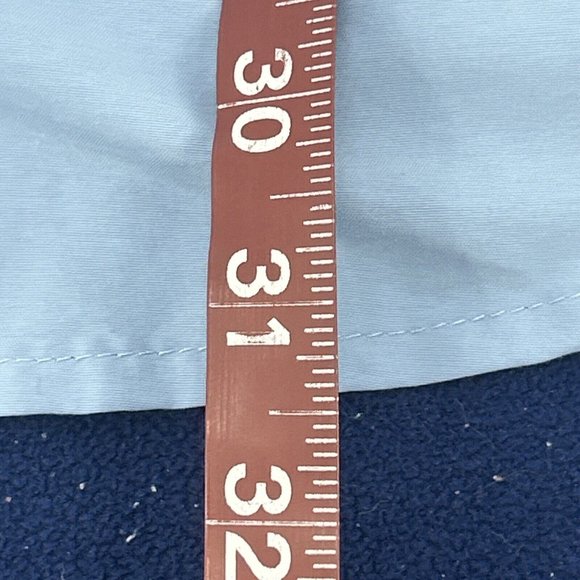 L.L.‎ Bean Shirt Mens L Reg Blue Short Sleeve Button Down Fishing Vented Pockets - Picture 6 of 8